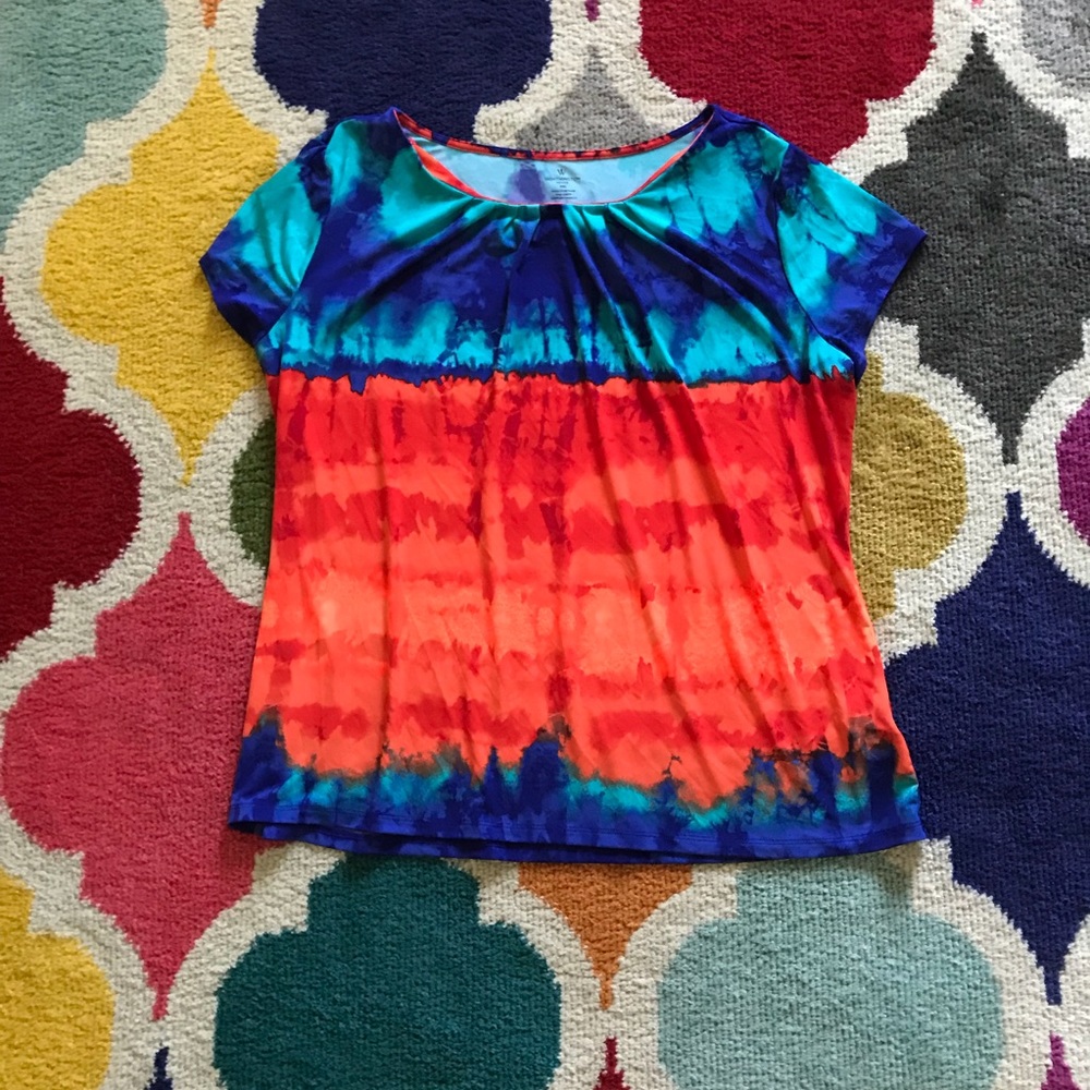 Worthington PXL petite work short sleeve top